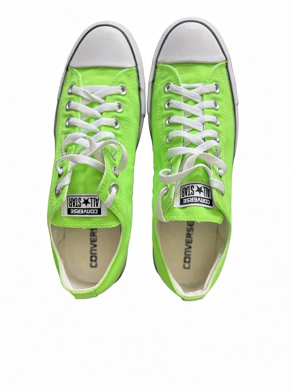 Converse Chuck Taylor All Star Low Neon Green Men 10 Women 12